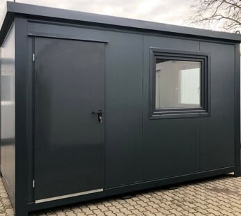 Contenedor 4×2,40m Oficina Jardín privado