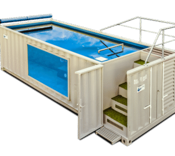 Piscina contenedor panorámica de 6,05 x 2,44m