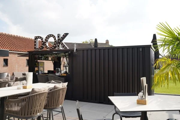 Contenedor Barra Desmontable 6×2 metros XL Negro RAL 9005 – Image 3