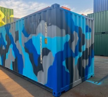 Contenedor Marítimo de 20 Pies – Camuflaje