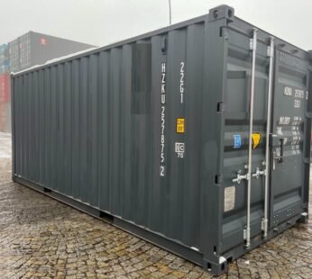 Contenedor de 20 Pies con Persianas y Puerta de Entrada RAL 7016 -C