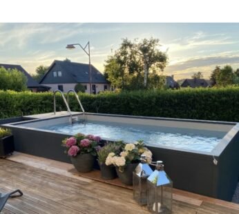 Contenedor de piscina móvil 5M25x2M55x1M26