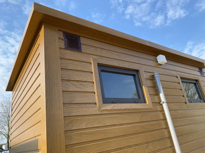 Contenedor sanitario doble con depósito de residuos. – Image 4